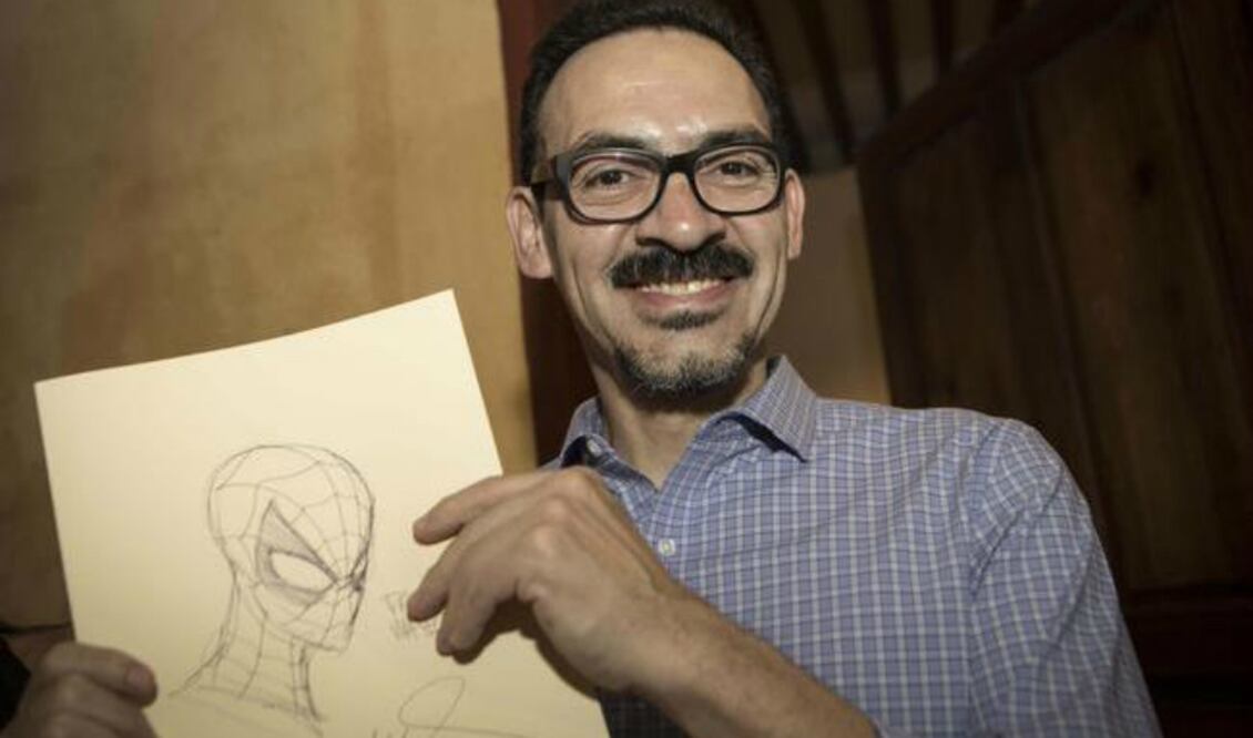 El ilustrador del cómic del hombre arácnido ahora es uno de los organizadores de la convención (DEMIÁN CHÁVEZ. EL UNIVERSAL)