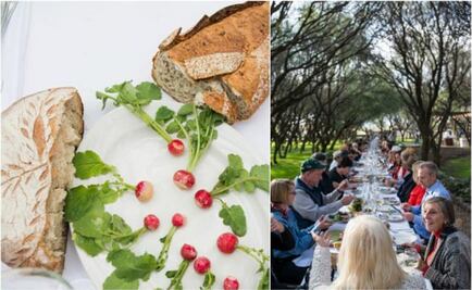 Panio llevo pan a la mesa de "Outstanding In The Field"