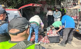 SSC destruye cargamento de cervezas rumbo al Ángel de la Independencia; refuerzan operativo por la final del Mundial 2026