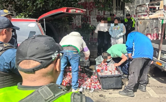 SSC destruye cargamento de cervezas rumbo al Ángel de la Independencia; refuerzan operativo por la final del Mundial 2026