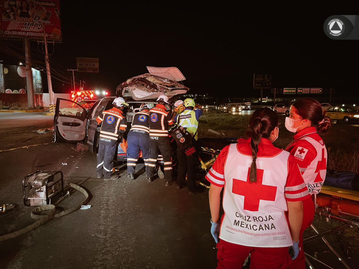 Un persona muere en la carretera 57, tras accidente de dos vehículos 