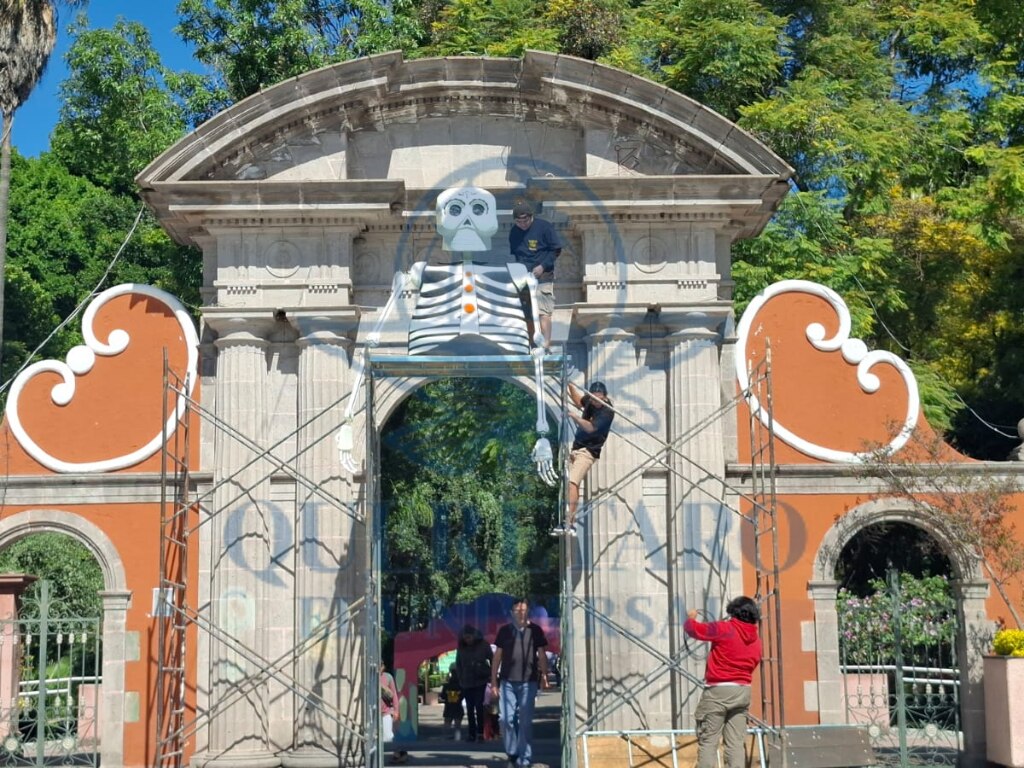 Afinan últimos detalles para el Festival de Día de Muertos en la Alameda, en Querétaro