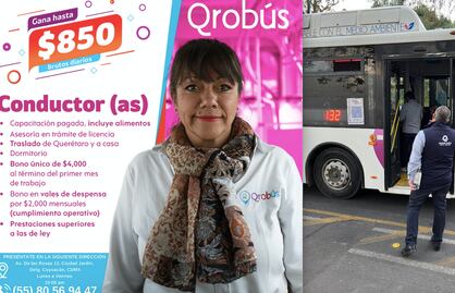 Buscan a 800 mujeres para operar nuevas unidades de transporte público en Querétaro