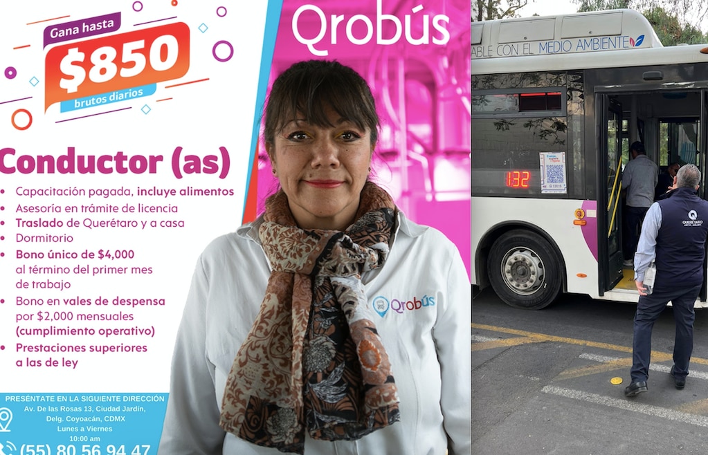 Buscan a 800 mujeres para operar nuevas unidades de transporte público en Querétaro