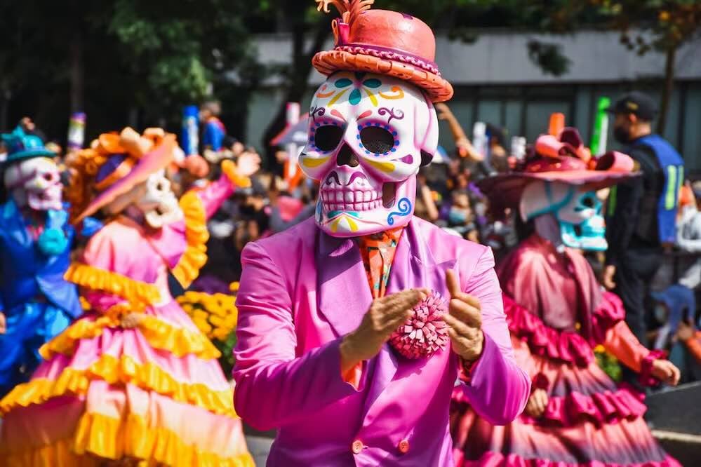 Desfile del Día de Muertos. Imagen ilustrativa. Foto: iStock