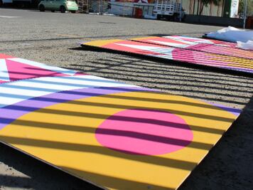 Exponen mural de corazón