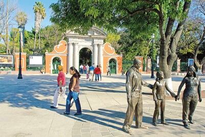 Alameda Hidalgo, el pulmón verde