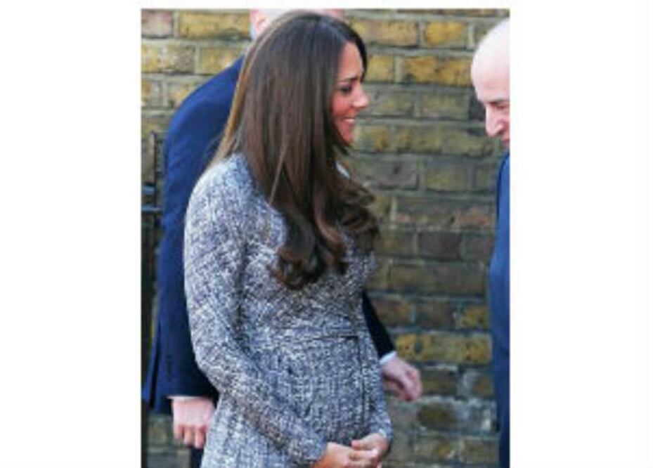 Catherine enseña pancita