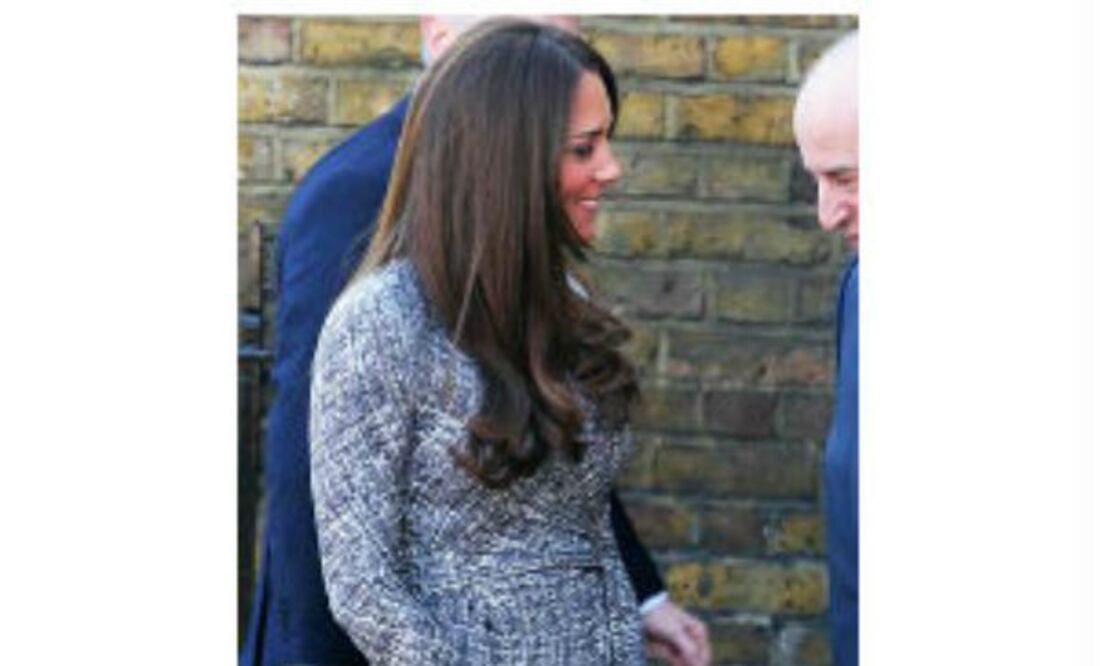 Catherine enseña pancita