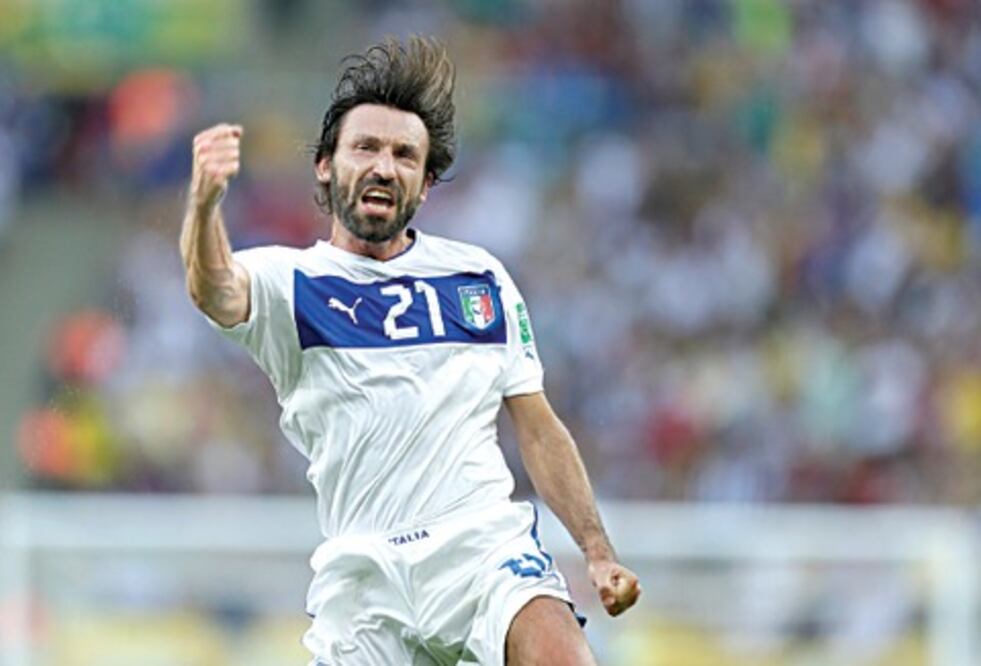 Andrea Pirlo es guía de la “Azurra” en el Maracaná