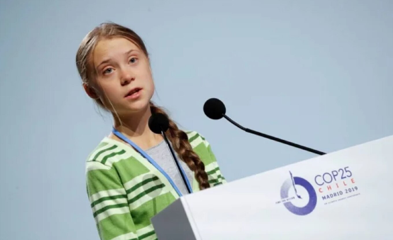 La activista Greta Thunberg, persona del año 2019 de Time