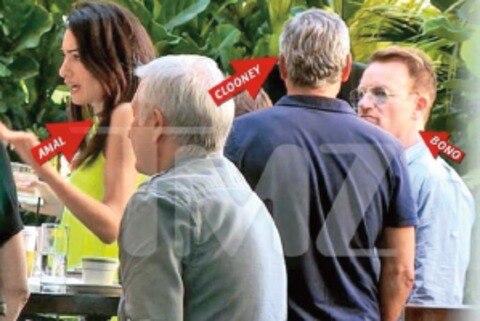 Clooney y Alamuddin festejan compromiso