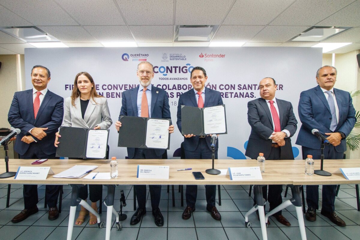 Sedesu y banco Santander apoyarán a las mipymes