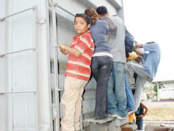 Viajan solos niños centroamericanos 