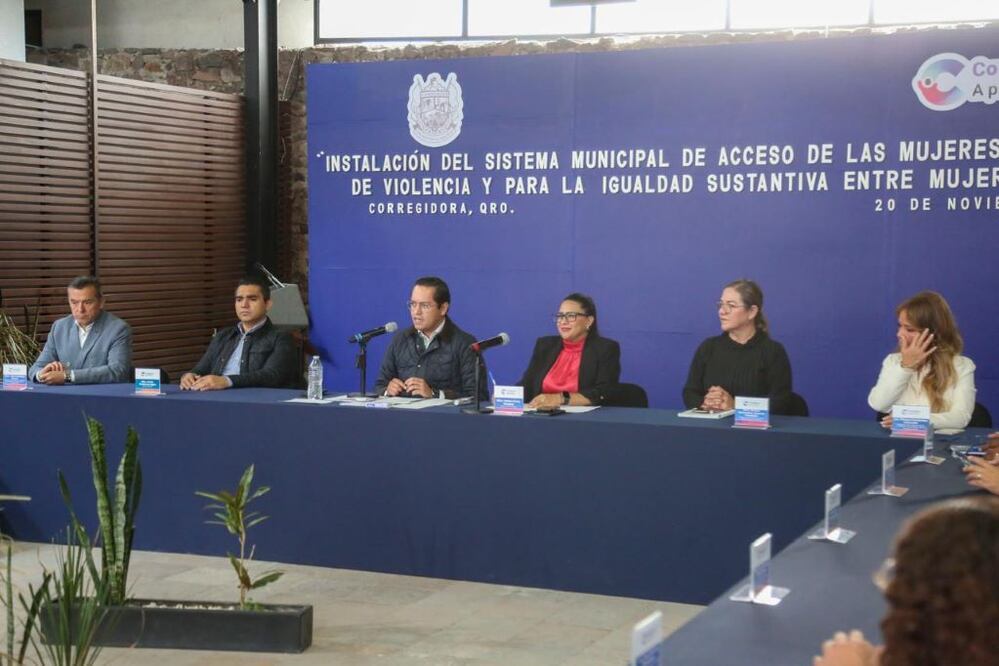 Corregidora, primer municipio en contar con un Sistema de Acceso de las Mujeres a una Vida Libre de Violencia. Foto: Especial