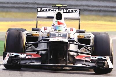 “Checo” lamenta el no haber puntuado