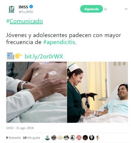 Jóvenes, los más afectados por apendicitis