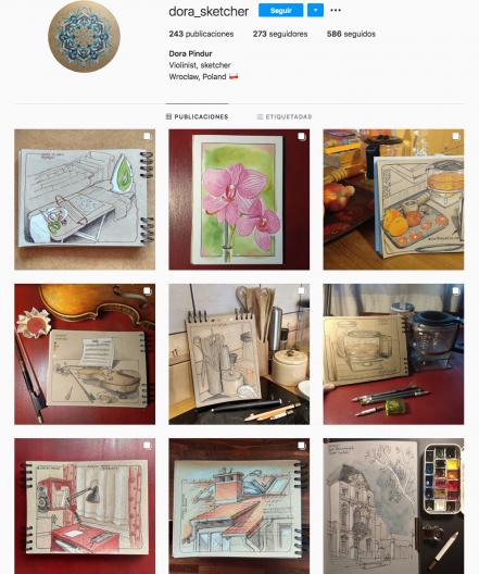 Urban Sketchers dibujan la pandemia