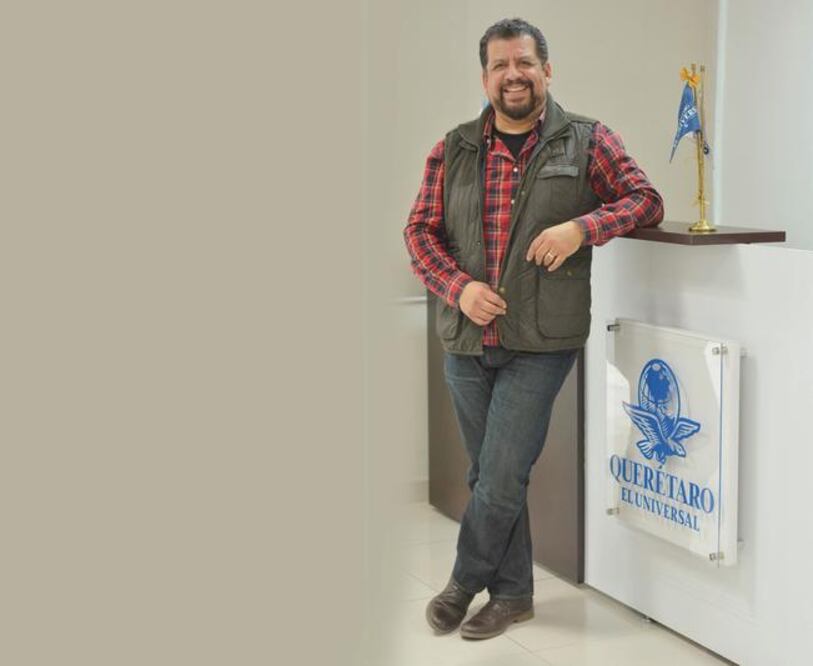 Almanza visitó EL UNIVERSAL Querétaro para promocionar el concierto (MARIO VALDÉS. EL UNIVERSAL)