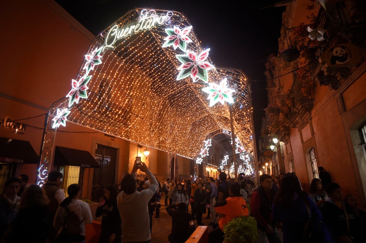 ¿Cuándo inauguran la Arcada Navideña de Querétaro?
