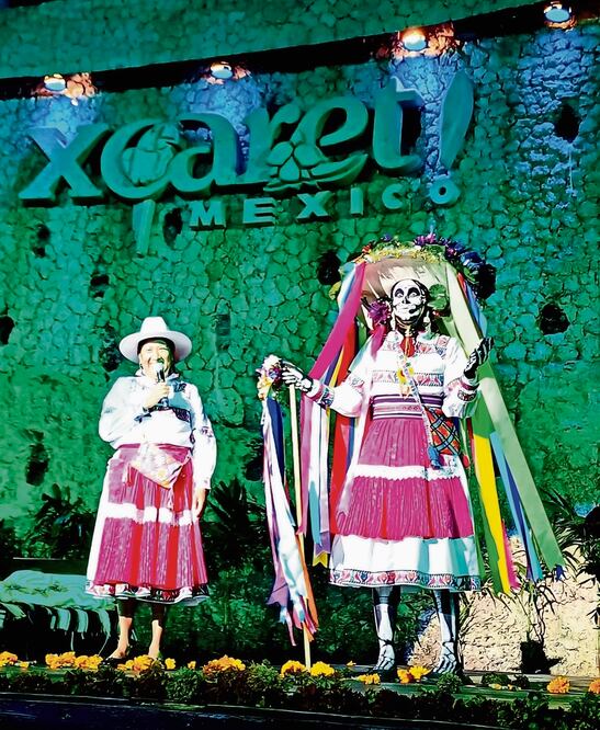Catrina Pastora se luce en Xcaret