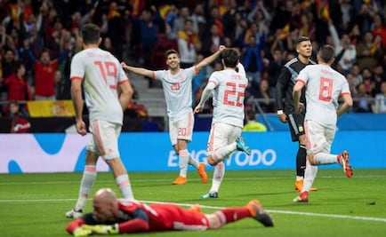 España humilla 6-1 a Argentina que jugó sin Lionel Messi