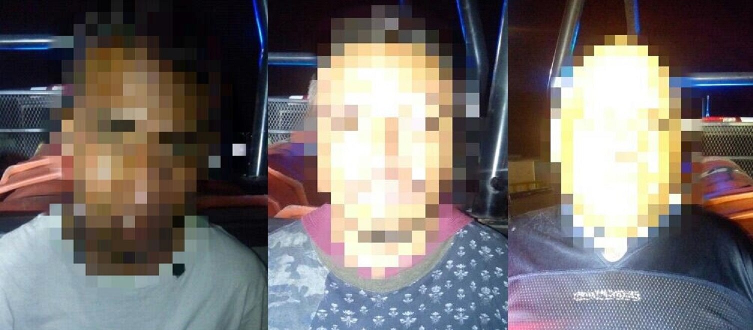Detienen a tres sujetos por robo en gasolinera