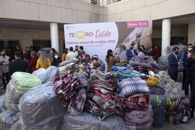 Aumenta la colecta de cobijas en Querétaro