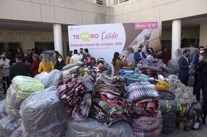 Aumenta la colecta de cobijas en Querétaro