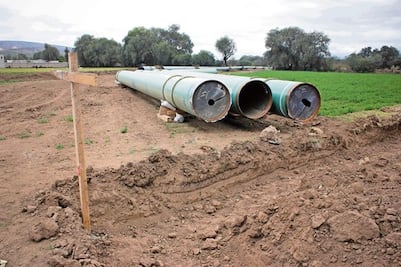  Construcción de gasoducto lleva 50% 