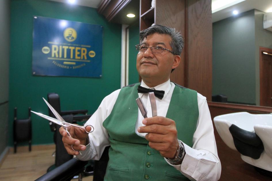 Se dejan consentir. Barberías en auge