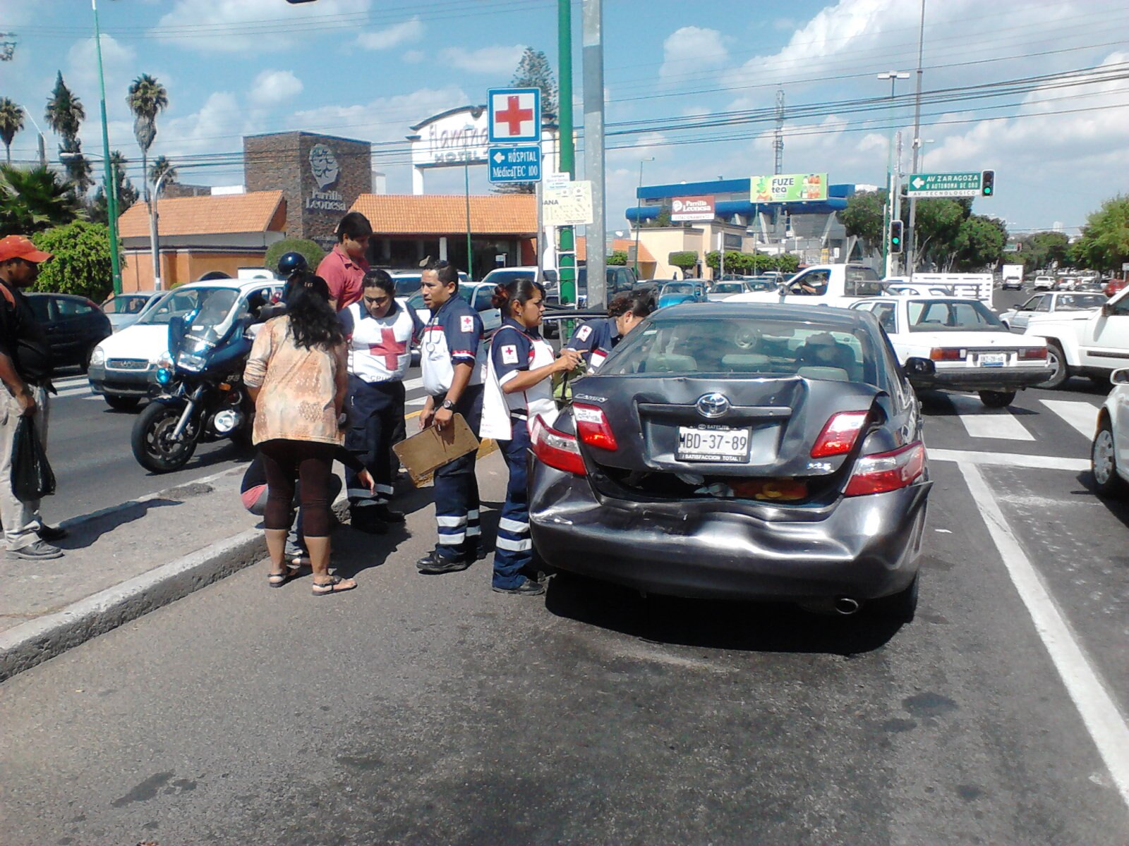 Descenso en accidentes automovilísticos