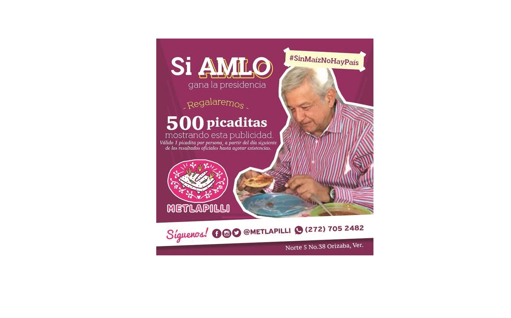 Promociones "Si gana AMLO..." no violan la ley: INE
