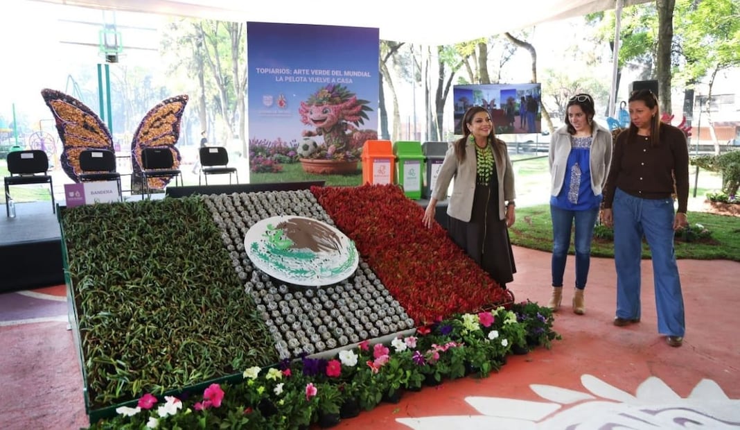 Decoran CDMX rumbo al Mundial 2026; instalarán 250 topiarios e intervendrán 90 vialidades principales. Foto: Especial