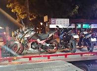 Remiten 27 motocicletas al corralón tras operativo en Querétaro
