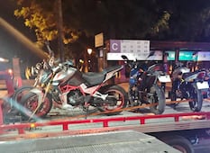 Remiten 27 motocicletas al corralón tras operativo en Querétaro