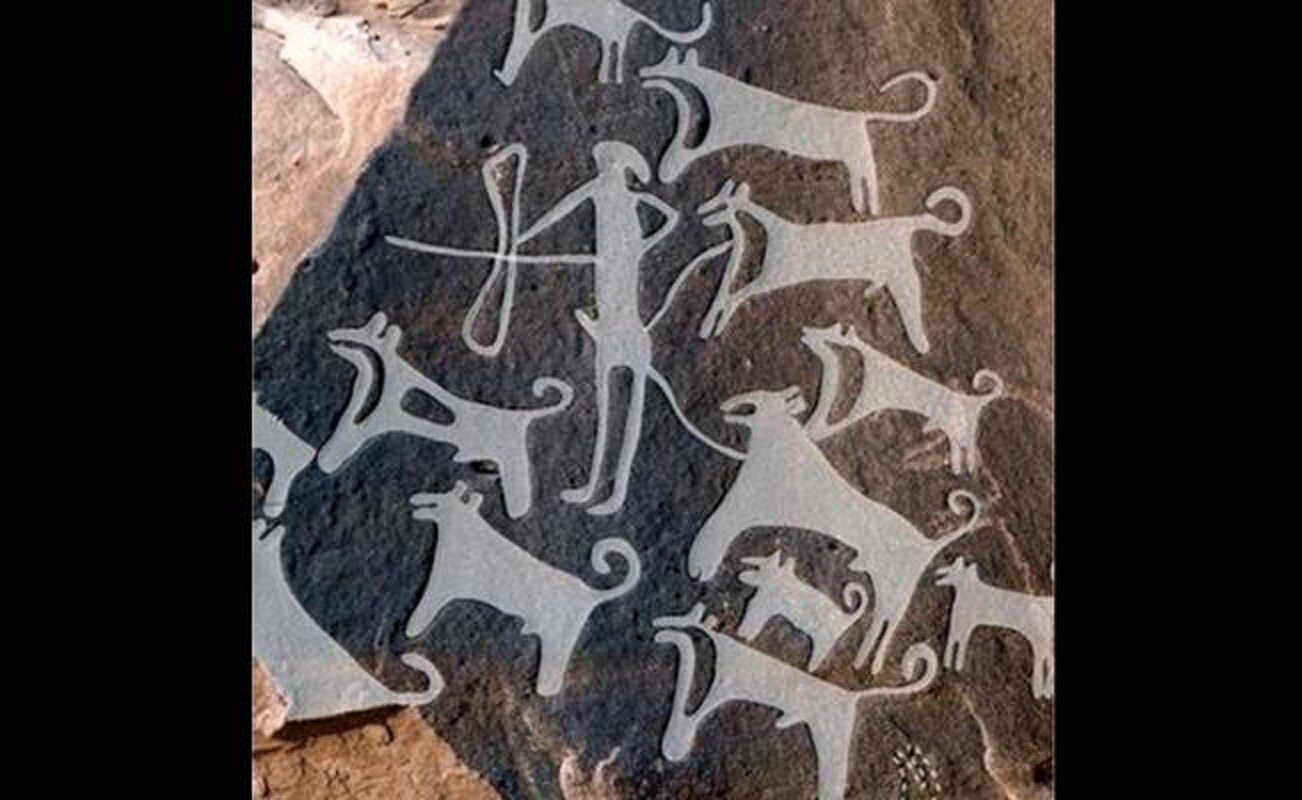 ¿Serán las imágenes más viejas de perros cazadores?