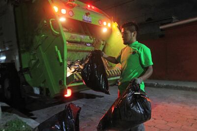 La recolección de basura en Querétaro