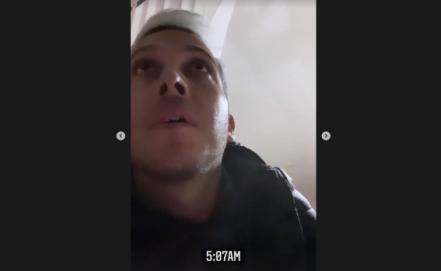"Ya están atacando": Youtuber Alex Tienda graba bombardeo de Rusia desde hotel en Ucrania