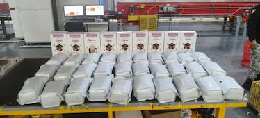 Guardia Nacional asegura narcóticos en empresa de mensajería del Aeropuerto de Querétaro