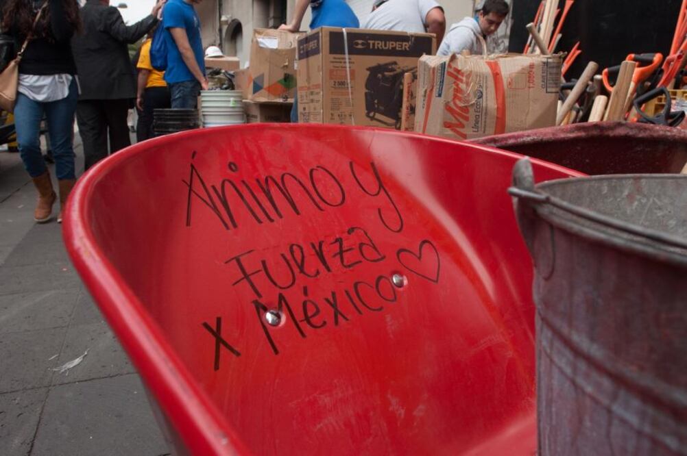 La emergencia del sismo convocó a Topos de todo el país