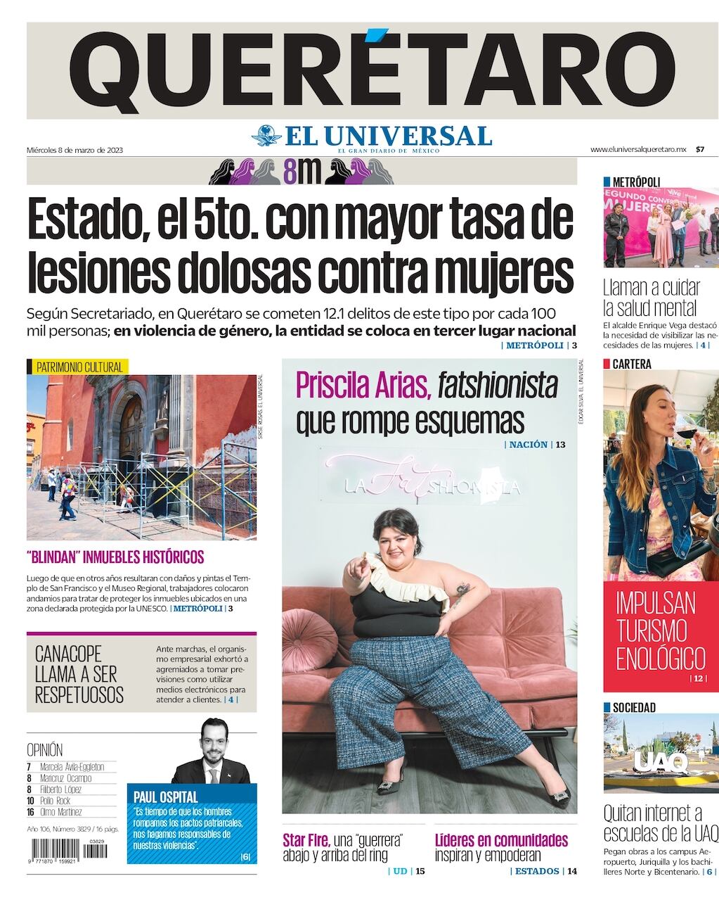 Portada 08 de marzo de 2023