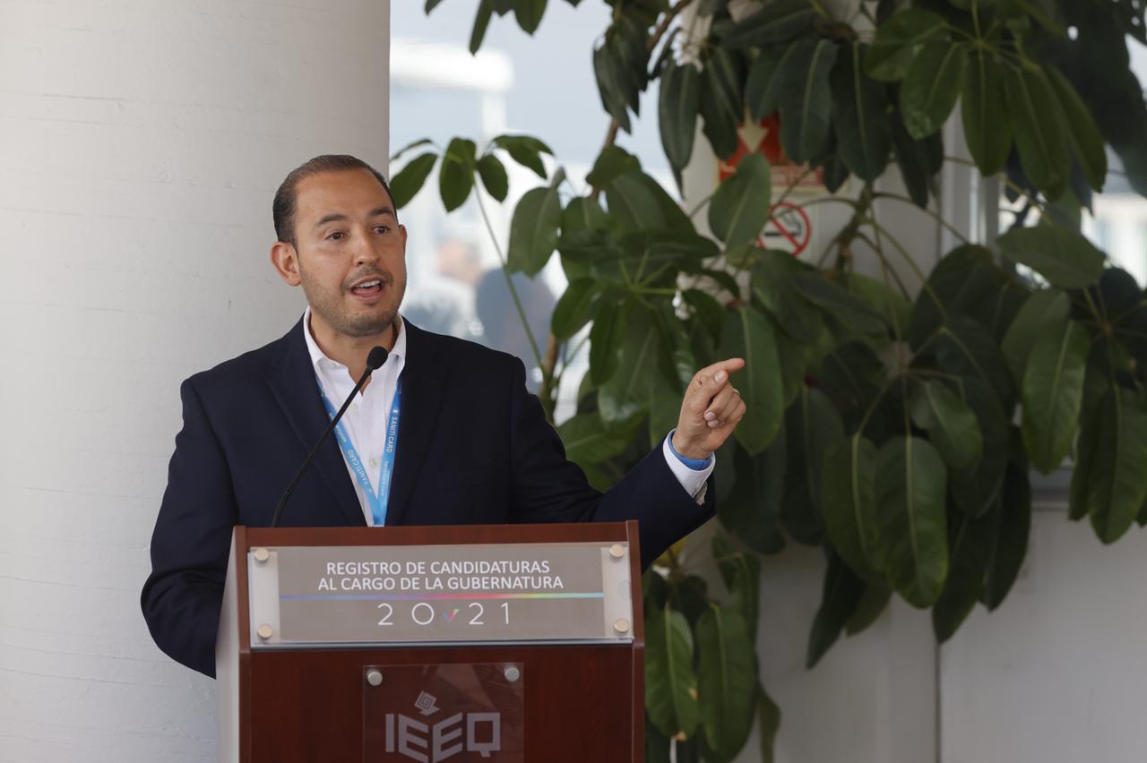 "El PAN impugnará acuerdo del INE", amaga Marko Cortés