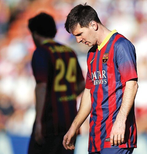 Barcelona sufre caída inesperada