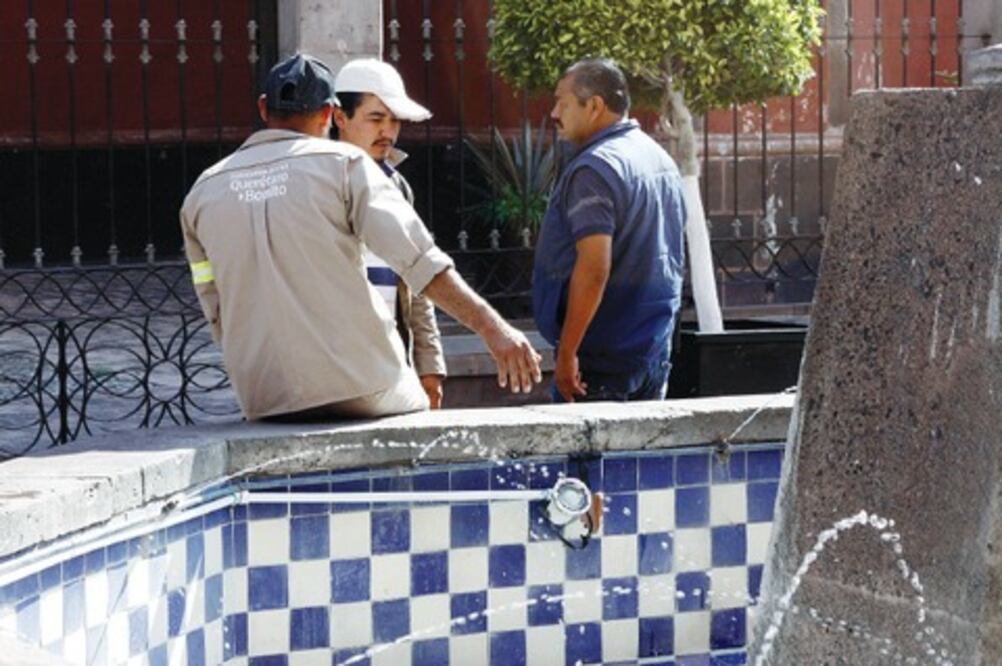 Renuevan fuentes del centro