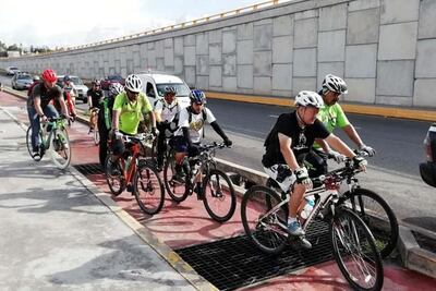 Ciclistas se reúnen con autoridades capitalinas 