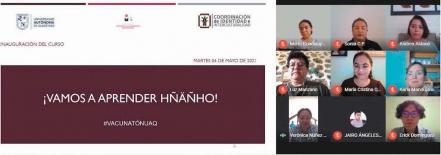 Apoyan la vacuna mexicana contra el Covid, aprendiendo hñäñho 