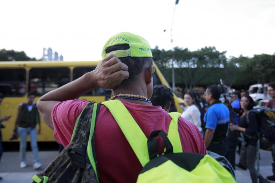 Migrantes arriban unidos a Querétaro