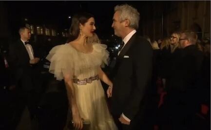 Deslumbran mexicanos en la alfombra roja de los Bafta