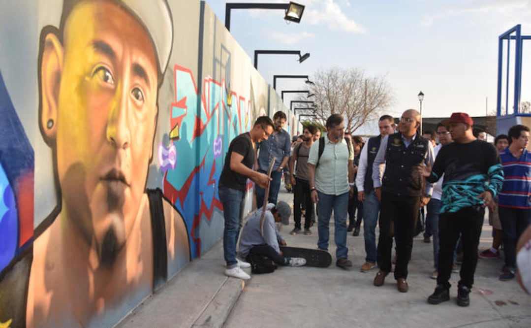 Prevenir, no castigar. El gobierno municipal de Querétaro creará siete galerías, una en cada delegación, para que jóvenes puedan realizar grafiti. (ESPECIAL)